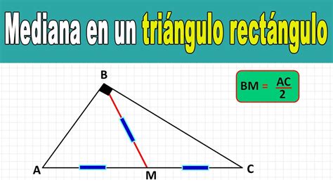 mediana de un triangulo